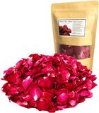 DoraMagic Dried Red Rose Petals, Real Natural Dried Rose Petals 1.75oz/50g for B Dried Flower