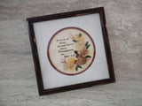 Original Dried/Pressed Flower (Pansies) Framed & Matted Art, Jeanette... Dried Flower