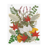 35 Pcs Dried Pressed Flower Leaves Bulk for Resin, Green Mix Colors Dried Flower
