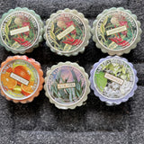 Yankee Candle VTG WAX POTPOURRI TART Rainforest Hydrangea Aloe Vera Juicy Orange Hydrangea