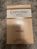 Captivated Men 3.4 Oz Eau De Parfum Spray by Fragrance EDP