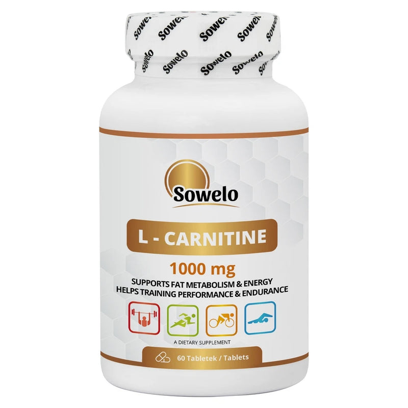 L-Carnitine 1000mg Tablets Ð Fat Burner, Anticatabolic & Antioxidant Ð Sowelo Bouquet