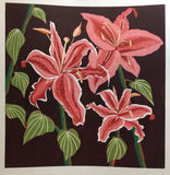 Red lilies Lily
