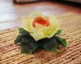 Ceramic Peony Flower Figurine, Home DŽcor, Gift for Her, Gift for Mom, Kitchen D Peony