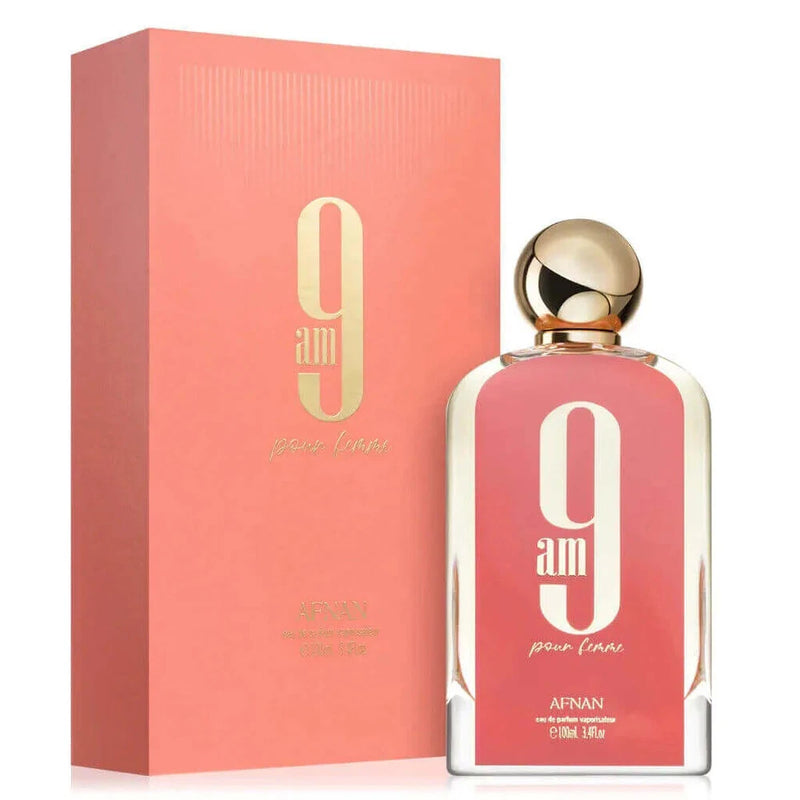 9 AM Pour Femme by Afnan Perfume for Women EDP 3.3 / 3.4 oz New In Box EDP