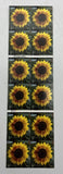 Sunflower Booklet of Twenty 42 Cent Postage Stamps Scott 4347a Sunflower