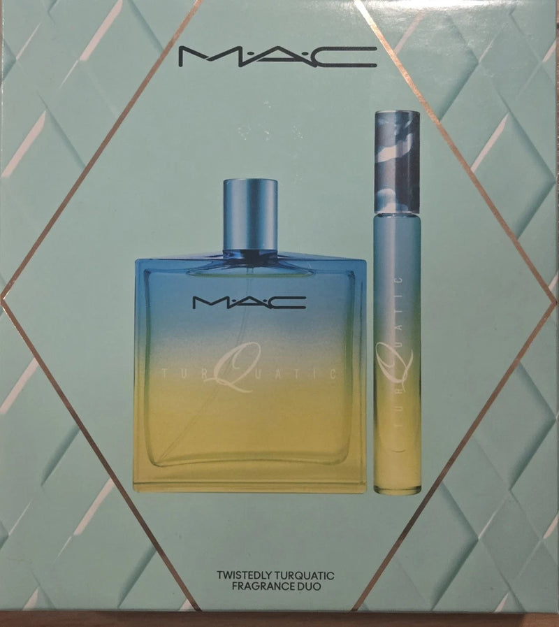 MAC Turquatic Duo Fragrance 2pc Gift Set 3.2 oz Spray & Rollerball 6 ml NIB Bouquet
