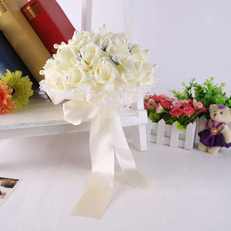 Wedding Throw Bouquet Handmade Decorative Bride Bridesmaid Wedding Bouquet for Bouquet