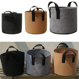 Grow Flower Vegetable Plant Gallon Fabric Garden Pots Round Planting Handle Bags Garden Plants