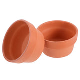 2 Pcs Terracotta Planter Pots Clay Containers with Drainage Hole for Garden Garden Plants
