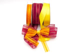 1.5" & 5/8" x 25YD+ 3/8" 20YD Elegant Sunflower Tone Ribbon Sunflower