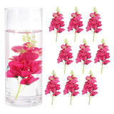 10 Pcs Floating Flowers for Centerpieces Artificial Hydrangea, Rose Red Hydrangea