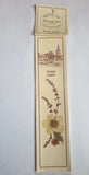 Woolpit Suffolk Bookmark Real Dried Pressed Flowers Floral Souvenir Gift SEALED Dried Flower