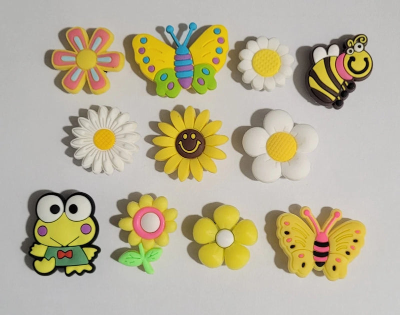 FLOWER shoe Charms For Crocs Sunflower