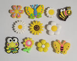 FLOWER shoe Charms For Crocs Sunflower