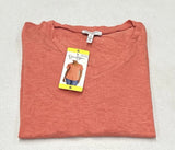 Jessica Simpson Women's Knit V-Neck Top, Pink, Size S Roses