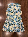 TUCKERNUCK Water's Edge Hydrangea Rhoda Tunic Top size 8 floral coastal Hydrangea