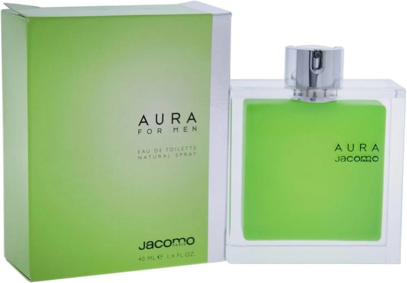 Jacomo AURA Eau De Toilette Spray For Men 1.4 oz EDT