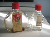 __lot Vintage perfume bottle Cheramy Essence d' Ceillet Carnation Apple Blossom Carnation