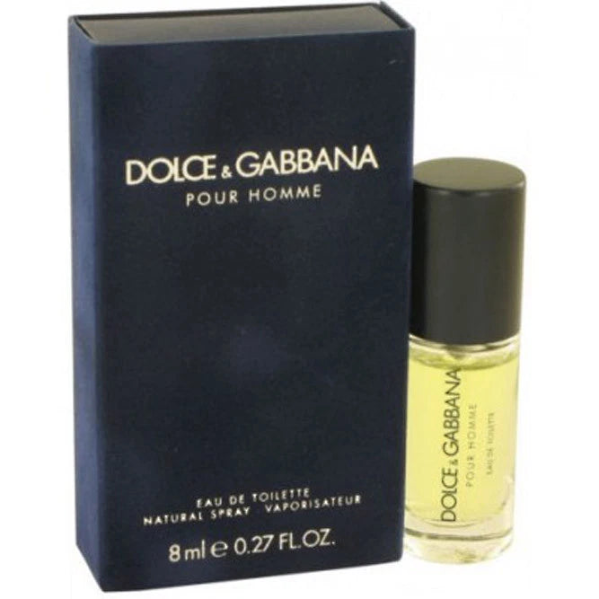 Dolce & Gabbana Pour Homme 0.27 oz / 8 ml Eau De Toilette Travel Spray EDT