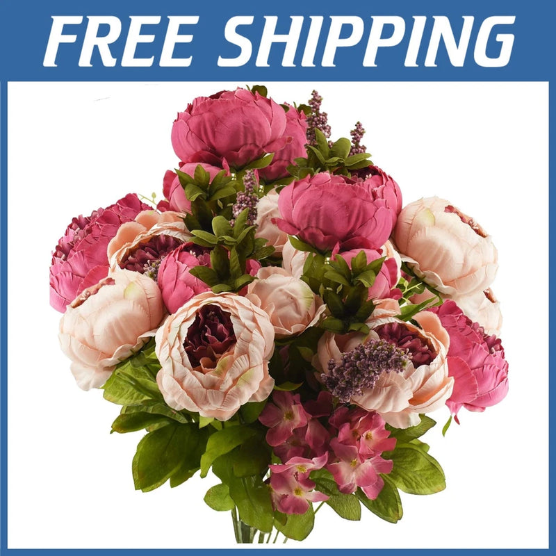 Vintage-Inspired Peony Flowers Arrangement Peony