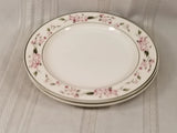 2 Martha Stewart Everyday HYDRANGEA 11" Dinner Plate Purple Flower Green Trim Hydrangea