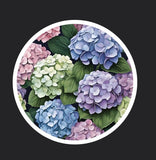 Hydrangea 1 Flower Sticker3Óx3Ó Hydrangea