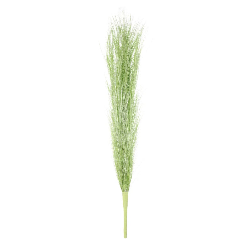 1Pcs Faux Pampas Grass 17.7" Fake Pampas Grass for Wedding Decoration Green Pampas Grass