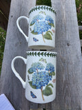 Portmeirion Botanic Garden Hydrangea Flower Butterfly Mug Coffee Cup Hydrangea