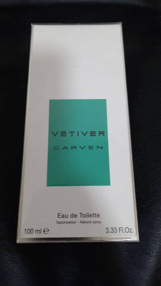 RARE VETIVER CARVEN EDT 100ML/3.3FL.OZ FRANCE NIB EDT