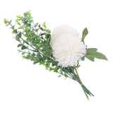 Faux Flowers Artificial Chrysanthemum Branches Eucalyptus Bouquet Green Plant
