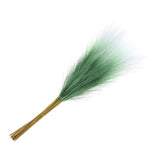20Pcs Faux Pampas Grass,21"/55cm Fake Pampas Grass Decor,Gradual Dark Green Pampas Grass