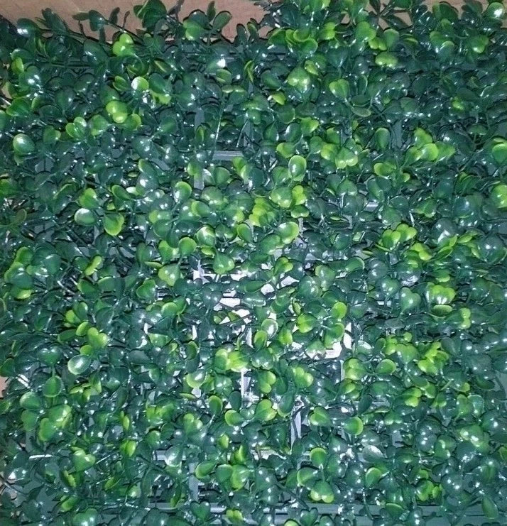 ODTOR Artificial Boxwood Panels Lot Of 12 Green Plant