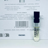 Creed White Amber Eau De Parfum Sample Spray 1.7ml EDP