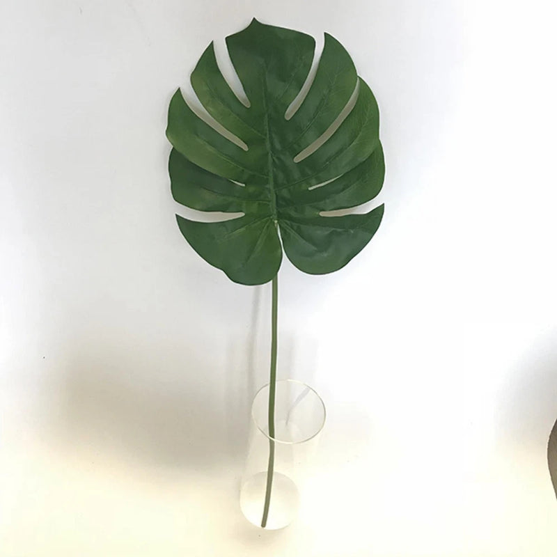 Artificial Monstera Leaf Faux Plants And Trees Green Plant