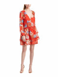 NICHOLAS Hydrangea Silk Floral Shift Dress US 4 AUS 8 UK 8 IT 40 FR 36 NWT $500 Hydrangea