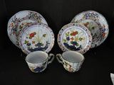 CARNATION BY SIGNA MADE IN ITALY "EARTHENWARE" 3 PC PLACE SETTING FOR 2 (6) Carnation