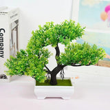 NEW Artificial Bonsai Tree Fake Plant Potted Flowers Home Office Table Decor Green Plant