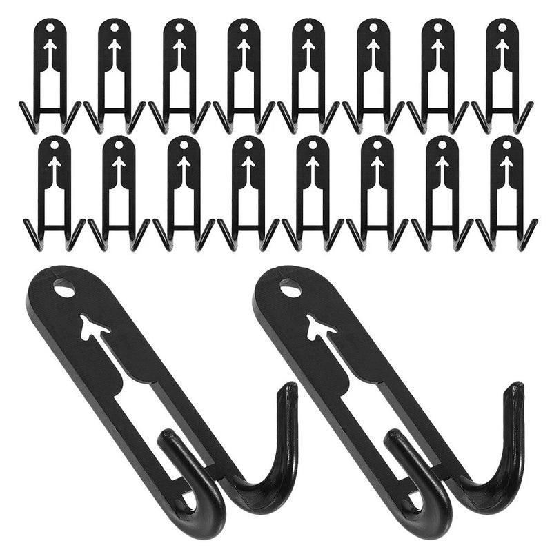 60 Pcs Cantaloupe Reticulated Hook Bracket Garden Clips for Plants Garden Plants