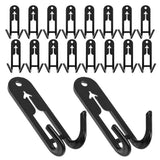 60 Pcs Cantaloupe Reticulated Hook Bracket Garden Clips for Plants Garden Plants