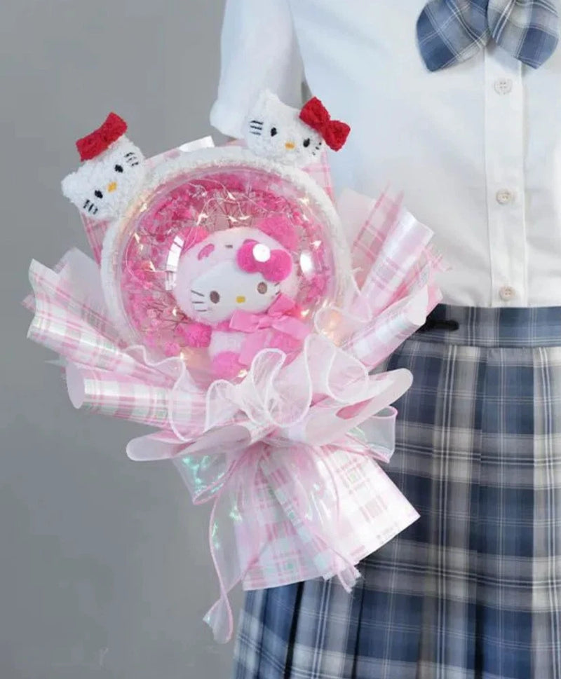 SANRIO BOUQUET HELLO KITTY  BIRTHDAY ANNIVERSARY GRADUATION LOVE YOU Bouquet