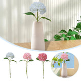1PC Realistic Hydrangeas With Long Lifelike Leaves Perfect For Home Decor Hydrangea