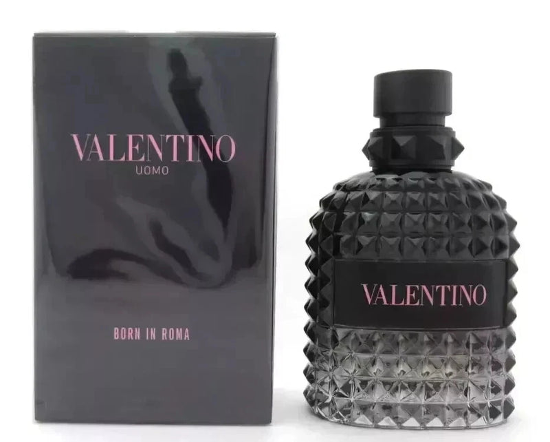 Uomo Born In Roma by Valentino 100ml 3.4 fl oz EDT Cologne Spray New In Box EDT