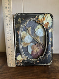 Framed Dried Pressed Flowers On Frame And In Frame With Glass Dried Flower