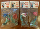 Vintage Magic Water Flowers - Japan - New Old Stock NOS - Your Choice of Color Roses