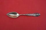 Flora by Shiebler Sterling Grapefruit Spoon w/ pink carnation 5 3/4" Carnation