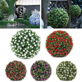 20/ 25cm, Artificial Rose Flower Balls Topiary Hanging Garden Plant UV Stable. Garden Plants