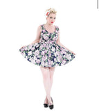 Hearts and Roses Carnation Mini Dress UK 14/US 10 Carnation