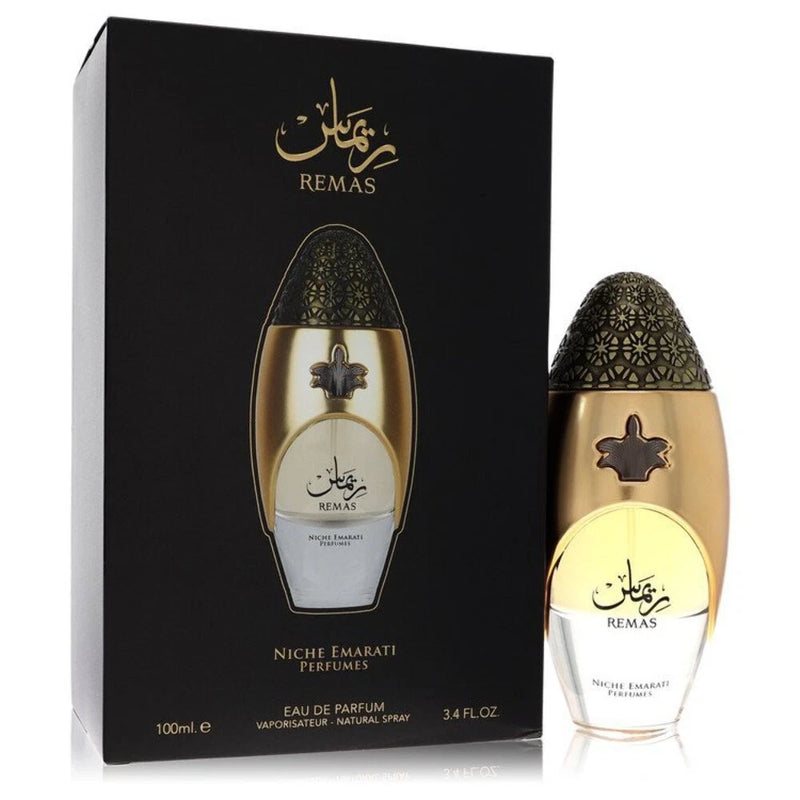 Niche Emarati Remas by Lattafa Eau De Parfum Spray (Unisex) 3.4 oz (Men) EDP