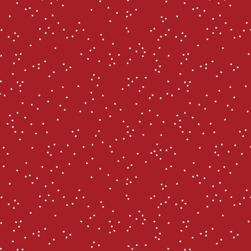 1/2 Yard Fabric - Blossom | Barn Red by Riley Blake | C715-BARNRED Flowering Plants